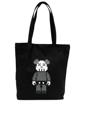 Mostly Heard Rarely Seen 8-Bit - Bear cotton tote bag - men - Cotton - One Size - Black