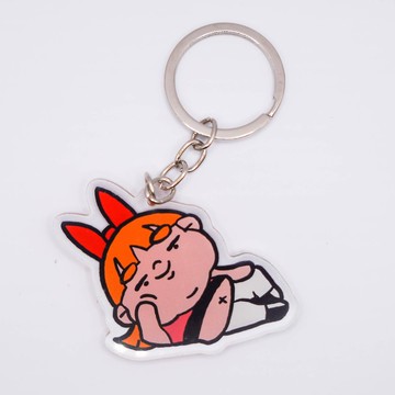 廢青Genie 廢青版飛天小女警 (花花) 鎖匙扣 鑰匙圈