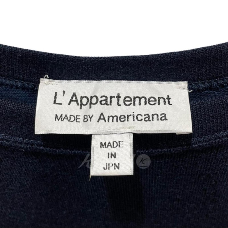 L'Appartement x Americana Football T-shirt ネイビー (恵比寿店