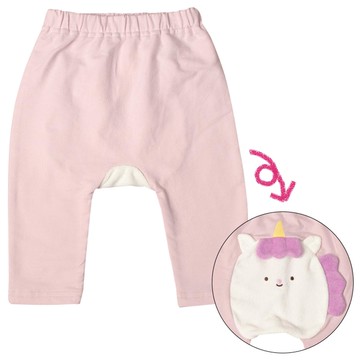 akachan honpo - 造型屁屁褲-動物 毛巾布-紫色