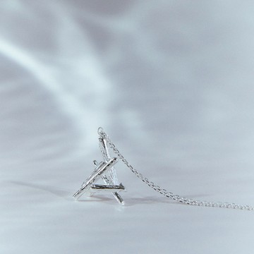 【BONNY&READ飾品】[B&R設計款/純銀] 礦息之音調節項鍊 / 銀色 | 附品牌專屬包裝袋 獨家設計 項鍊 S925低敏純銀