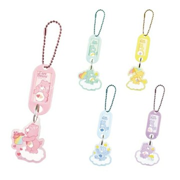 小禮堂 Care bear 彩虹熊 名牌壓克力吊飾 (雲朵款)