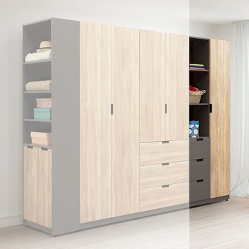 【LOVE樂芙】多奧利佛2.5尺小三抽衣櫥(H108)A25CH0802