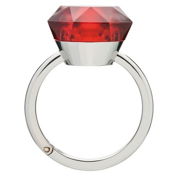 《REFLECTS》LED戒指隨身包袋掛勾-紅-- 包包掛勾 桌邊掛勾 聖誕交換禮物