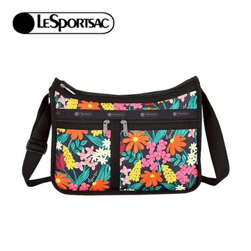 Lesportsac Deluxe Everyday Bag 奢華斜背包/ 繽紛花園