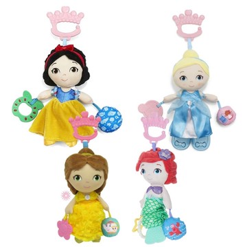 美國 Kids Preferred 安撫床掛玩偶-公主款(多款可選)固齒器|推車玩具|汽座玩具|安撫玩具