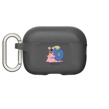 AirPods Pro 2 AirPods Case 黑 - 航海王 One Piece - 角色系列-魯夫電話蟲
