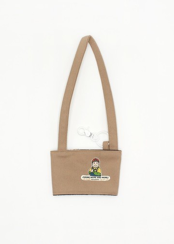Bob小弟款飲料提袋-沙褐色