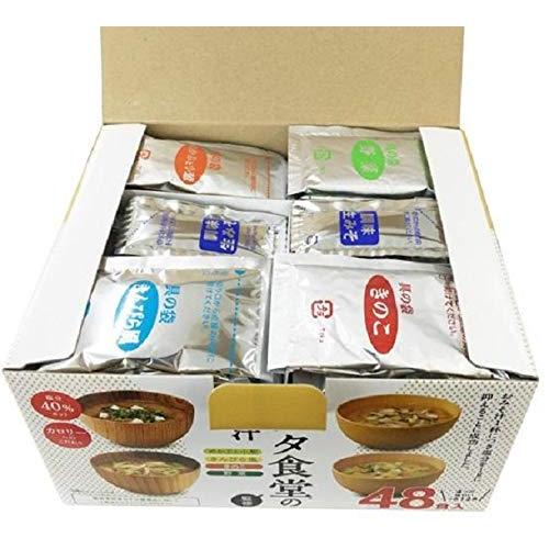  マルコメ タニタ食堂のみそ汁 減塩 即席味噌汁 塩分 40%カット 48食(4種×12食)