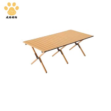 探險者露營桌椅戶外折疊蛋卷桌野餐便攜椅子桌子一體野炊全套裝備ws7171