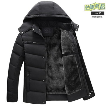 【加絨可選】男士棉衣 棉服 棉襖 外套 連帽棉衣 冬季棉衣 加絨保暖 不加絨款 一件代發 2024新款 外貿潮牌