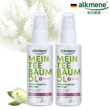 1+1心意加倍【德國alkmene】我的茶樹精油深層潔顏凝膠150ml，共2入