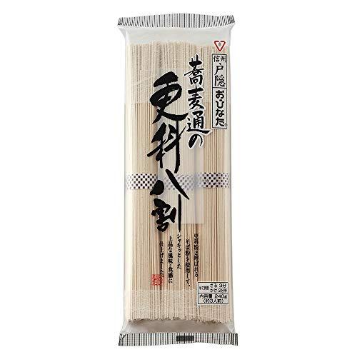 おびなた 蕎麦通の更科八割 240g×5袋