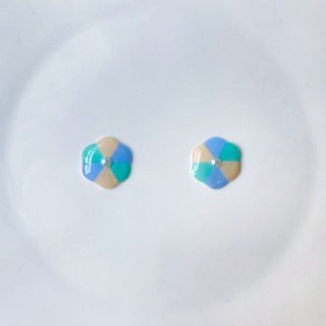 花園圓圈#6針式/夾式耳環