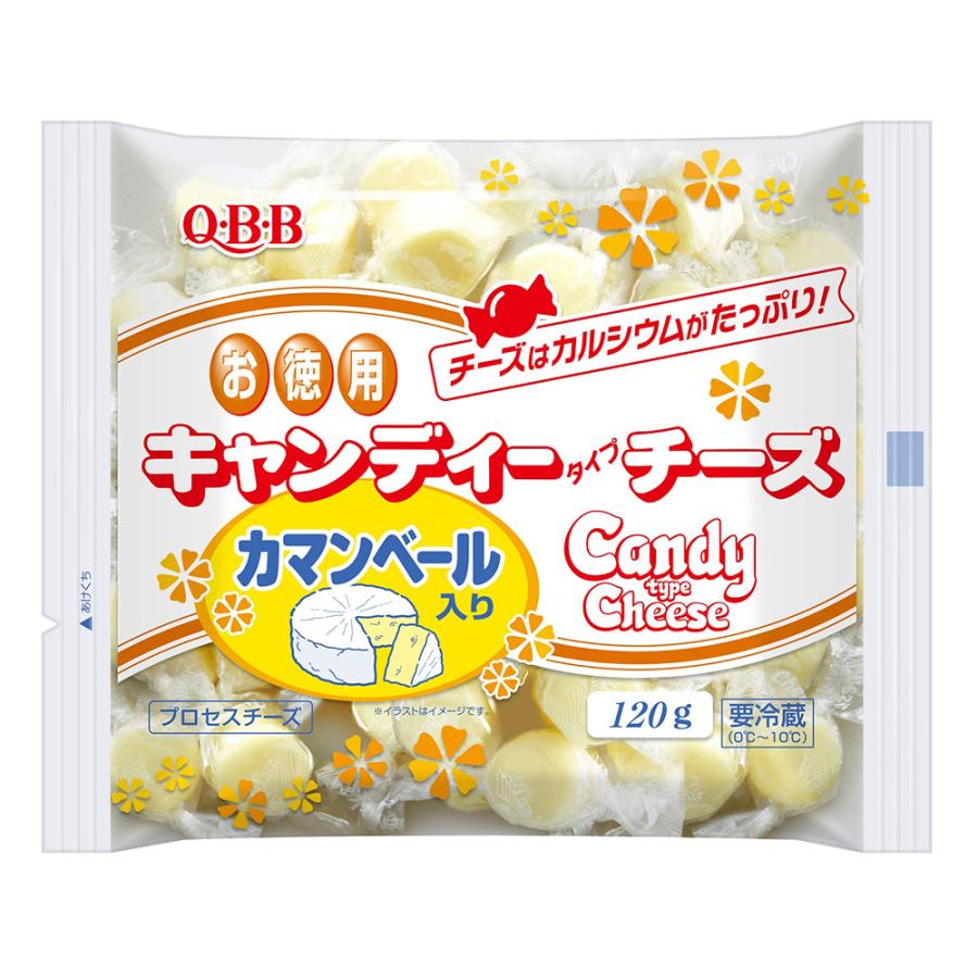 六甲バター QBB 徳用キャンディーチーズカマンベール入り120g