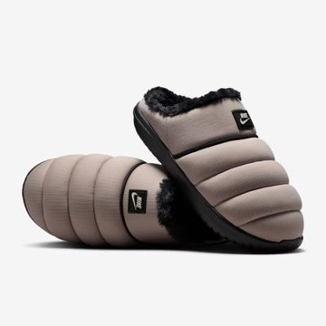 Nike 耐吉 Burrow SE HV8561-003 男 運動拖鞋 懶人鞋 麵包鞋 保暖 絨毛 灰黑