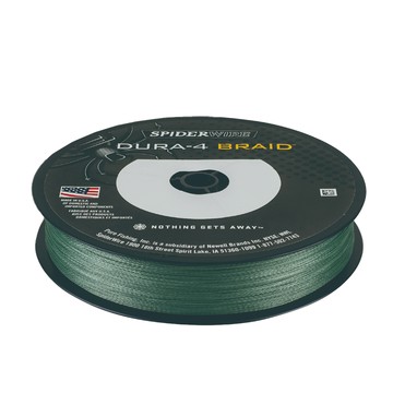 SPIDERWIRE 4股編織蜘蛛線 DURA-4 BRAID 釣魚線 - 270m  自然綠  1個