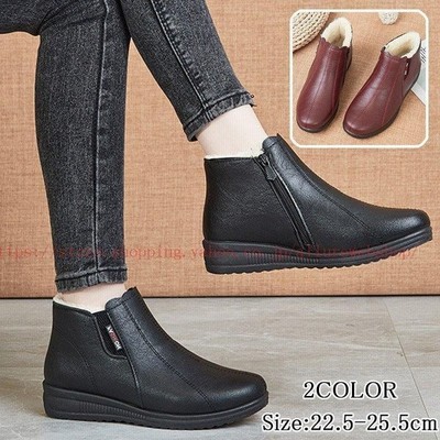 シューズ ショートブーツ 裏起毛 フスリッポン レディース ボアシューズ 内ボア 裹起毛 ぺたんこ 歩きやすい靴 美脚 裏ボアシューズ ぺったんこ 楽チン 靴 通販 Lineポイント最大get Lineショッピング