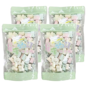 卜祥 星座物語棉花糖 彩色迷你背後有星座故事  60g  4包