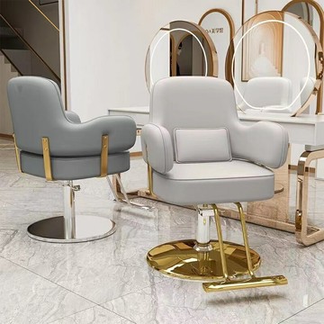網紅理發店椅子美發專用剪發椅升降可旋轉可放倒凳子高檔燙染椅子