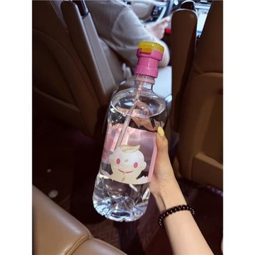 趙露思同款吸管礦泉水瓶蓋帶吸管通用轉換頭防嗆水外出便攜收納女