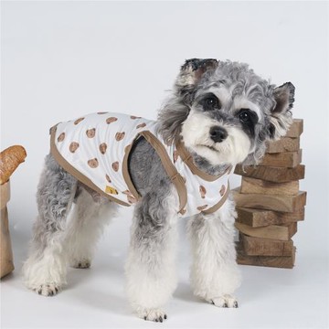 ins寵物狗狗背心夏季薄款防掉毛貓咪泰迪比熊雪納瑞小型犬衣服潮