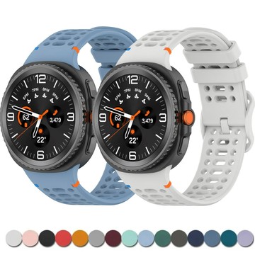 SAMSUNG 適用於三星 Galaxy Watch 8 40 毫米 44 毫米/8 經典 46 毫米錶帶可調節腕帶配件