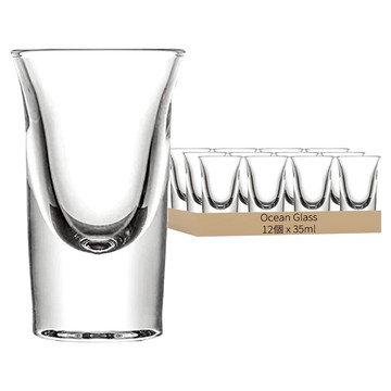 Ocean Glass Uno 烈酒杯 35ml 玻璃材質 泰國製造  66 x 45mm  12個