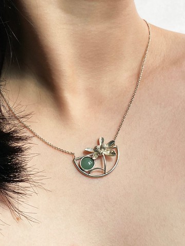 浮花 - 925純銀項鍊