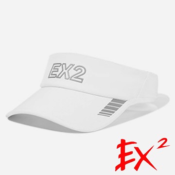 【EX2德國】空頂素色遮陽帽『白』365127戶外 露營 登山 健行 休閒 時尚 遮陽帽