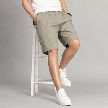 休閑短褲男士夏季薄款外穿五分褲爸爸中年大褲衩寬松5分中褲