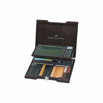 FABER-CASTELL 輝柏 專業素描套裝86項/木盒 112971【APP滿額下單10%點數(單一帳號最高5000點)】1/31止