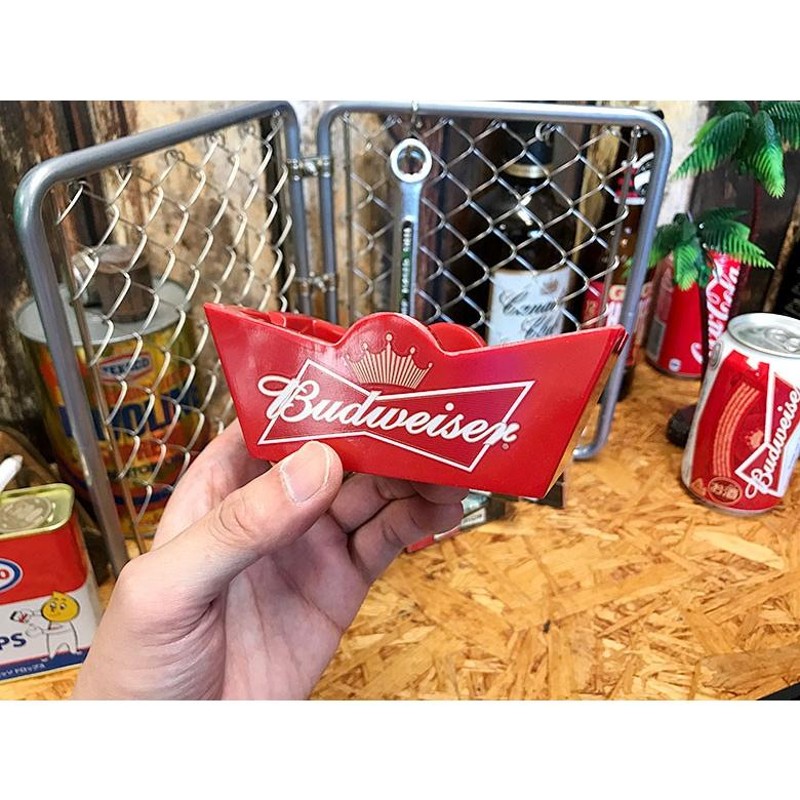 B1 ノベルティ プラスチック灰皿 バドワイザー 2 [ Budweiser 