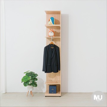 沐家具 mufurniture 台灣製造 Livia 楓木  開放轉角櫃+被櫃/臥室收納