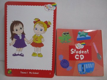 【書寶二手書T1／少年童書_VWU】Student's Vocabulary Flashcards(紅色)Series 1_81張閃卡+3光碟合售