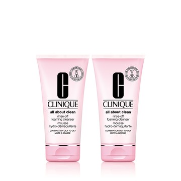 CLINIQUE 倩碧 卸妝慕斯雙入組