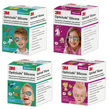 【醫護寶】3M-矽膠帶護眼貼 50入(幼兒/兒童/男/女)