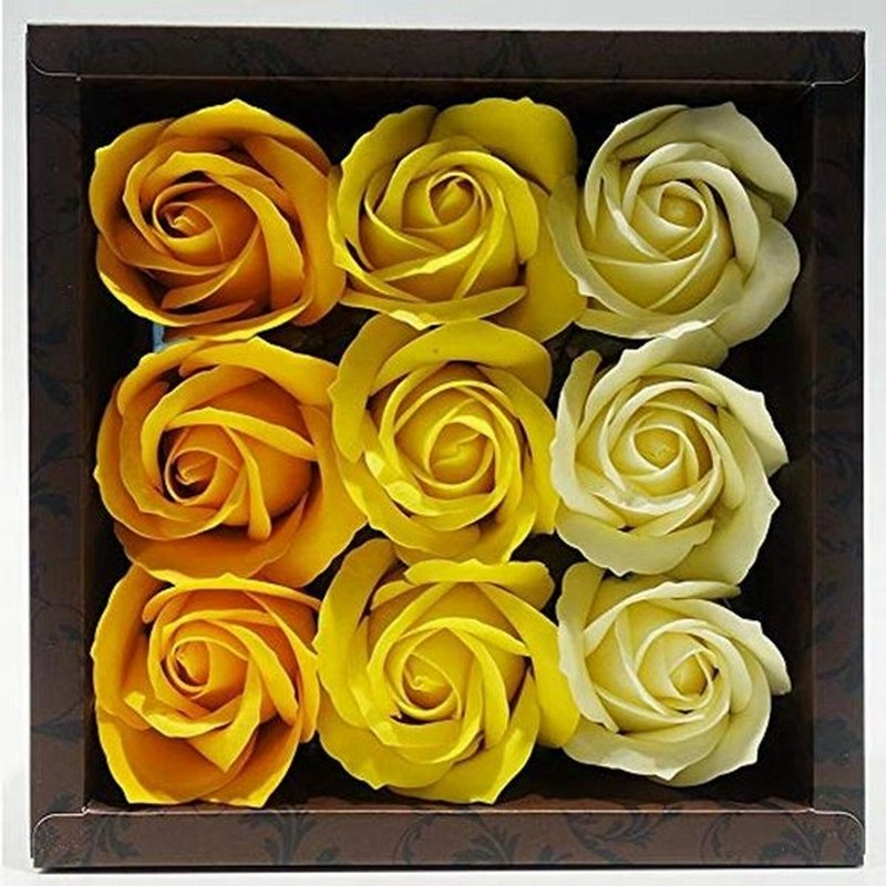 バラの形の 入浴剤 ローズ バスフレグランス フラワーフレグランス バスボム バスぺタル イエロー 通販 Lineポイント最大get Lineショッピング