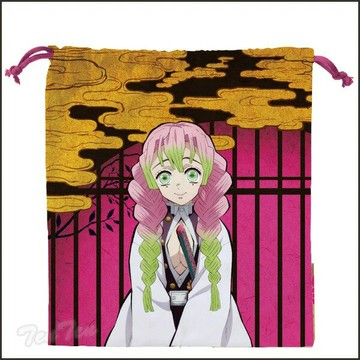 期間限定 鬼滅之刃 束口袋 甘露寺蜜璃  | 鬼滅之刃  甘露寺蜜璃 周邊 束口袋 袋子 鬼殺隊 柱 | 日本必買 | 日本樂天熱銷