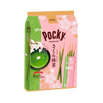 Pocky百奇櫻花抹茶棒8入