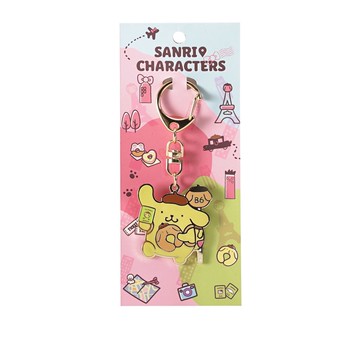 Sanrio三麗鷗 KITTY 好朋友布丁狗鑰匙圈 A款