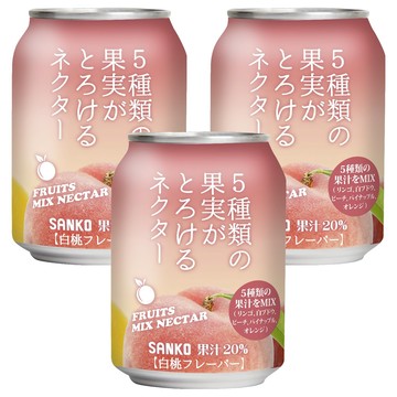SANKO 極致綜合果汁  280ml  3個