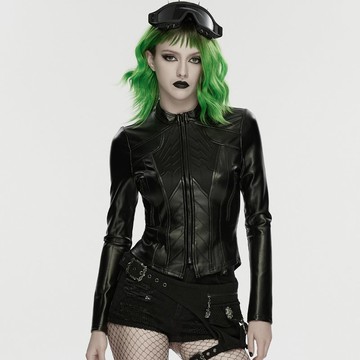 賽博龐克超能教團守衛壓膠外套