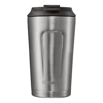 MiyAco 米雅可 品味316真空咖啡隨行杯 380ml 杯身SUS304不銹鋼 杯身內層SUS316不銹鋼 杯蓋PP聚丙烯 台灣產  不銹鋼  1個