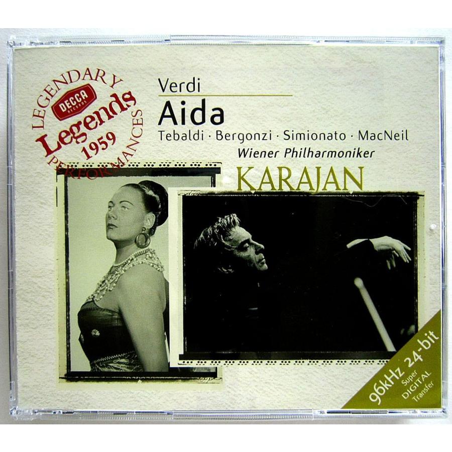 HERBERT VON KARAJAN ヘルベルト・フォン・カラヤン　／　VERDI AIDA〔CD〕