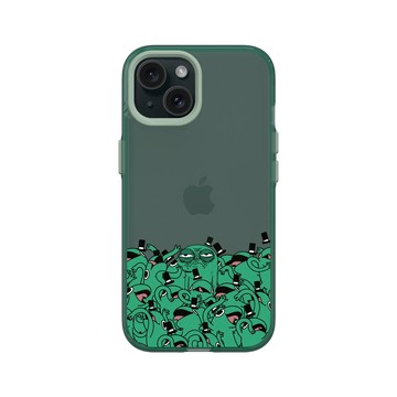iPhone 15 Clear 憂墨綠 - 怪奇事物所 Incrediville - 漩渦所長