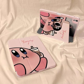 星之卡比蘋果ipad11平板保護套ipad旋轉11寸iPadAIR露標iPadPro女