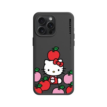 iPhone 15 Pro Max SolidX 黑 - 三麗鷗-Hello Kitty - 蘋果疊疊樂
