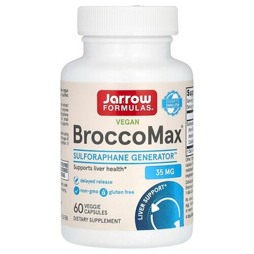 Jarrow Formulas, 全素 BroccoMax，35 毫克，60 粒素食膠囊（每粒膠囊 17.50 毫克）