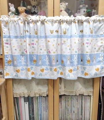 法國兔門簾-短簾